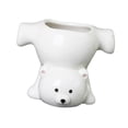 thumbnail image 2 of MAGIDEAL Bear Plant Pot Pen Holder Planters Organizer Flower Pot for Indoor Plants Garden White, 2 of 8