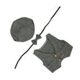 thumbnail image 4 of Ropa para bebés de un mes, chaleco de tres piezas, ropa de fotografía para bebés, chaleco para bebés optimizado para la excelencia, 4 of 14