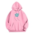 thumbnail image 5 of Womens Sea Turtle Print Hoodies Long Sleeve Hooded Sweatshirt Fall Casual Pullover, 5 of 5