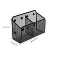 thumbnail image 2 of Magnetic Mesh Holder, EEEkit Magnetic Marker Organizer for Whiteboard, Refrigerator and Locker, Magnetic Desk Organizer for Office and Home, 2 of 7