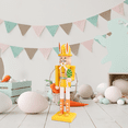 thumbnail image 4 of Jiibva Traditional Bunny Nutcracker, Wooden Easter Rabbit Figurine for Holiday Table Decor, 4 of 7