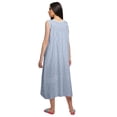 thumbnail image 3 of Moomaya Printed Round Neck Nursing Sleepwear For Women Cotton Night Gown, 3 of 6