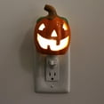 thumbnail image 2 of Milltown Merchants Ceramic Pumpkin Plugin Night Light (Pumpkin), 2 of 5