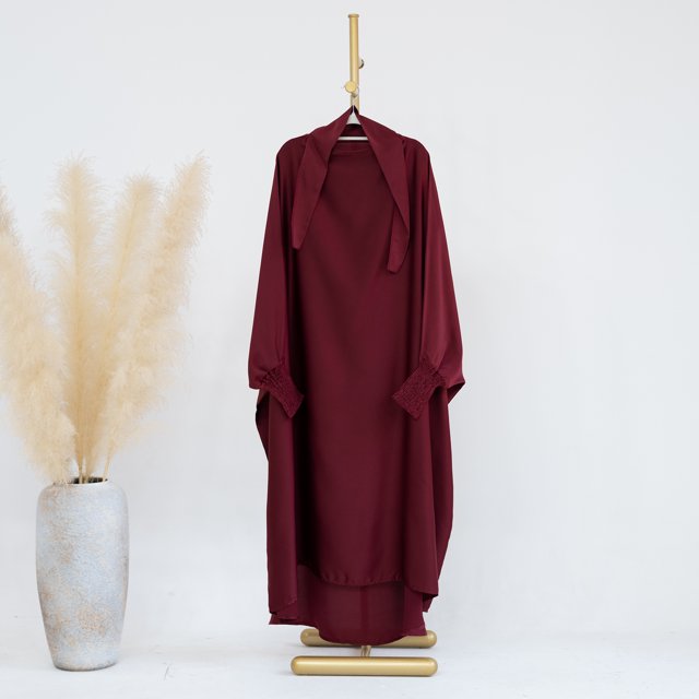 Turkey swing solid color robe parent-child dress LR484 + LR662
