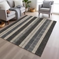 thumbnail image 6 of Dalyn Rugs Machine Washable Indoor/Outdoor Chantille Black 10' x 14' Rug, 6 of 9