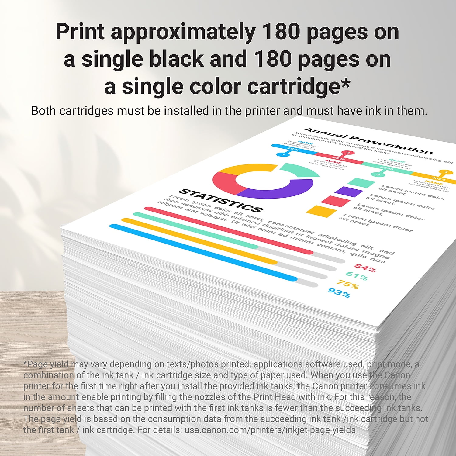 Canon PG-295/CL-286 Black/Tri-Color Standard Yield Ink Cartridge 2/Pack (7165C004)