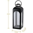thumbnail image 2 of Wonder Garden Glass Iron Candle Outdoor Hanging Lanterns, 2 of 7