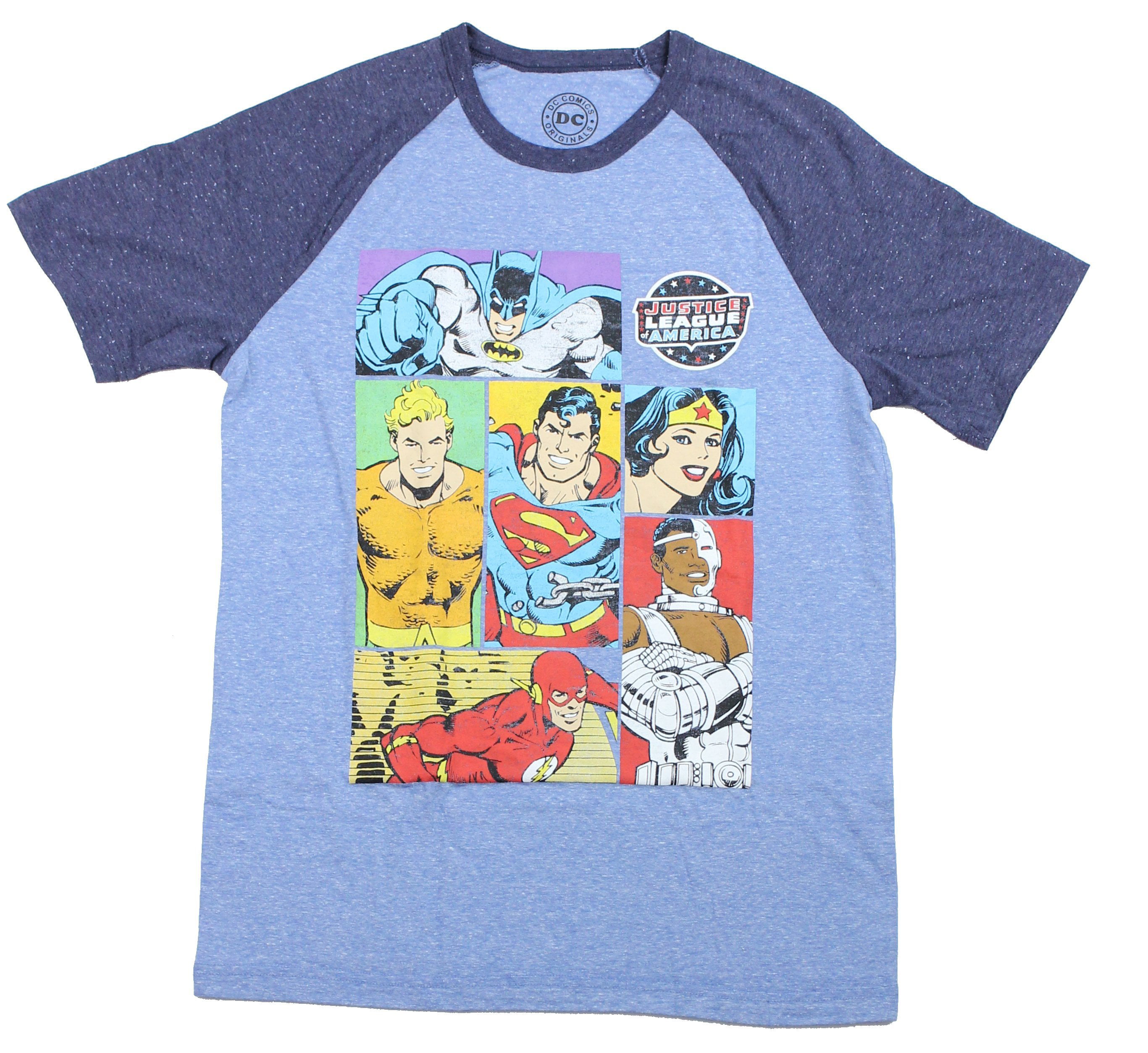 Trevco Mens JLA Justice League Trigger Adult T-Shirt