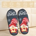 thumbnail image 2 of Fotbe Cute Christmas Gnomes (2) Pattern Women's Fuzzy Slippers Plush Slippers Fluffy Winter House Shoes Indoor and Outdoor-Medium, 2 of 8
