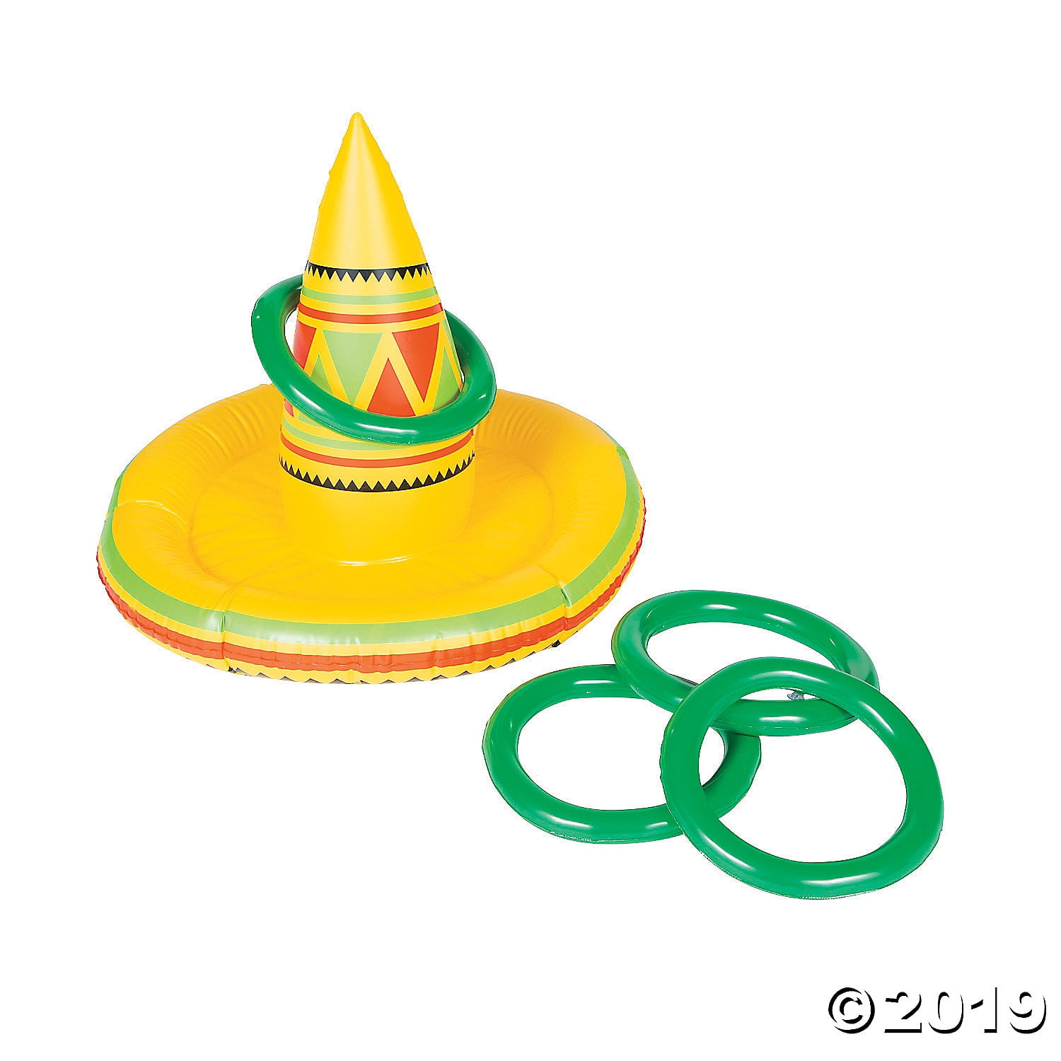 Inflatable Fiesta Sombrero Ring Toss 