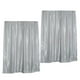 thumbnail image 1 of Cortina de ventana de 2 piezas, cortina de balcón, paneles de cortina Grey Rod Pocket_L, 1 of 9