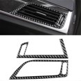 thumbnail image 3 of For 5 Series G30 G38 2018-2021 Carbon Fiber Car Instrument Panel Left Right Air Vent Trim Cover Interior Accessories, 3 of 5