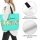 thumbnail image 3 of Fotbe Hello Summer Gnome Bolsa Tote Estética de Lona con Estampado para Mujer - Bolsa Reutilizable de Hombro Casual para Vacaciones, Compras, Trabajo y Gimnasio, 3 of 8
