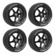 thumbnail image 1 of 4pcs Ruedas 1/10 RC, Neumáticos De Goma De Plástico Reemplazo De Ruedas RC Para Automóviles De Control Remoto TT01, TT02, XV01, XV02, HSP 94123, 94122, 1 of 7