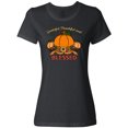 thumbnail image 3 of Inktastic Thankful Grateful and Blessed Pumpkins and Sunflower Women's T-Shirt, 3 of 5