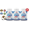 Pure Keto Trim 800 Max 1200MG Keto Diet Pills BHB Salts Advanced Ketogenic Supplement Exogenous Ketones Ketosis Weight Loss Fat Burner Carb Blocker Appetite Suppressant Men Women 90 Day Supply