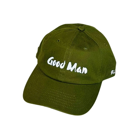 Good Man Fitted Dad Hat - Olive Green, One Size