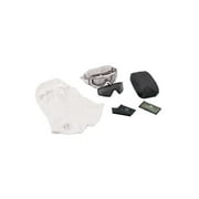 Angle View: Revision Snowhawk U.S. Military Goggle System w/ Clear and Smoke Lenses, White F
