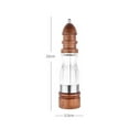 thumbnail image 2 of WEAVILUX 1Pc Brown Kitchen Gadget Manual Pepper Mill with Wear Resistant Ceramic Core, 2 of 8