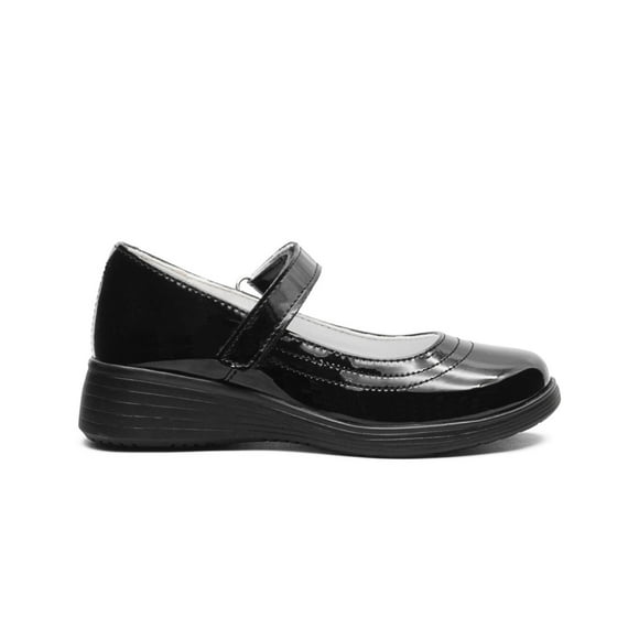 Zapato Escolar Yuyin Para Niña Antiderrapante Charol Negro negro 24.5