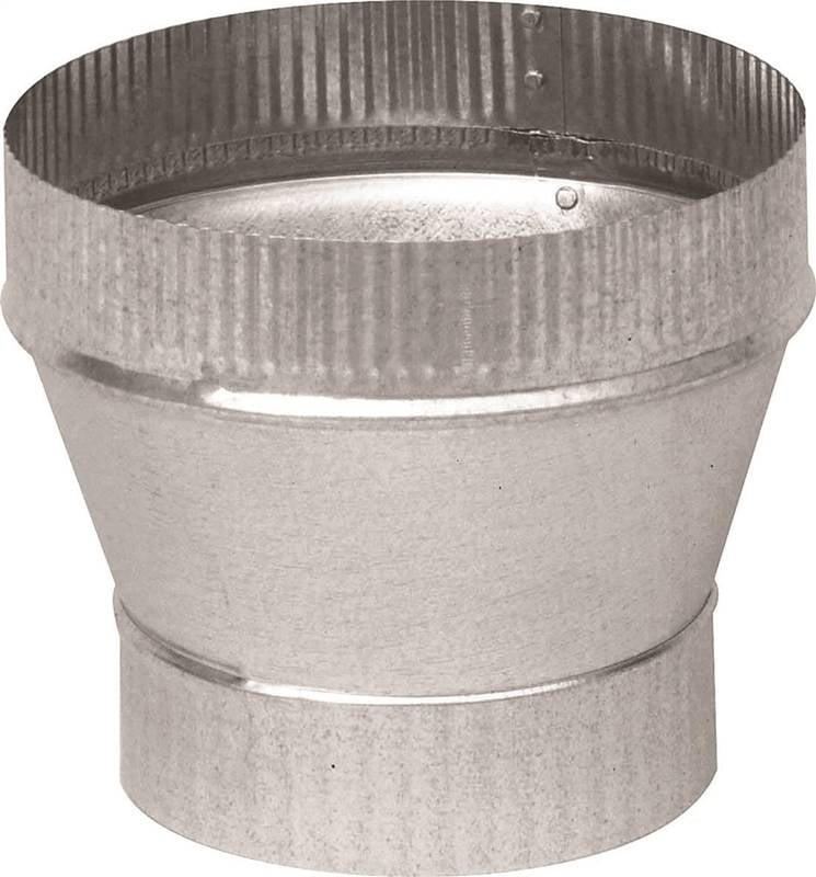 9776857,FURNACE PIPE TAPER INCREASER GALVANIZED - LARGE END CRIMPED ONLY,24 Gauge,Size In=5x6