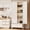 1pc-White-71"H, variant on JHYKFG 32"Metal Pantry Storage Cabinet,Freestanding Sideboard with 2 Adjustable Shelves for Small Spaces, Living Room, Hallway, Dining Room,White
