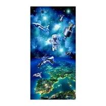 JeashCHAT Kids Beach Towel , 28 x 59 Inches Boys Bath Towels Quick Dry Beach Towel Sand Proof Towels for Travel Sports Swim Spa