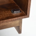 thumbnail image 5 of GDF Studio Modern Rectangle Wood Nightstand with Storage, Walnut, 5 of 12