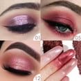 thumbnail image 3 of FOCALLURE 3 Pcs Glitter Eyeshadow Pigment, Long Lasting Eye Shadow with High-pigment Formula,Flamingo Beach, 3 of 7