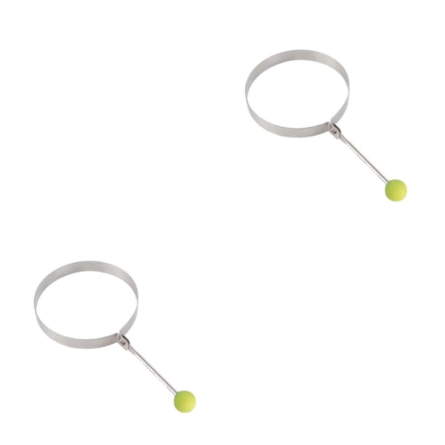 Injueey Huevo frito molde panqueque anillo molde antiadherente cocina moldes cocina Gadget Redondo 2piezas