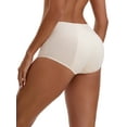 thumbnail image 2 of Unique Bargains Women's High Waist Cotton Briefs with Leak Proof Feature S Beige, 2 of 6