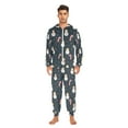 thumbnail image 3 of FORMRS Onesies Pajama for Adults Unisex Hoodie Winter Jumpsuit One Piece Sleepwear, Sizes S-2XL, Playful Winter, 3 of 7