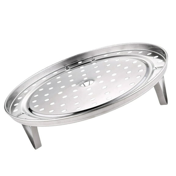 Raindrops Stainless Steel Round Steamer Rack for Pots with Detachable Legs Perfect for Home Cooking