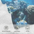 thumbnail image 5 of Ryvnso Fish Ocean Cotton Hand Towels Sets Face Towel 2 PCs Bathroom Decorative, 5 of 7