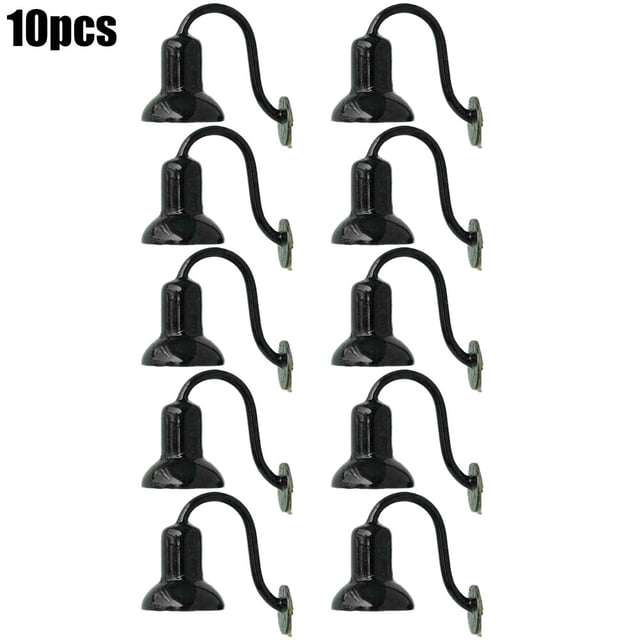 10x Échelle OO / HO Support de Rue Lumière Modèle Applique Murale Poteaux DEL Déco de Bâtiment