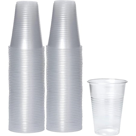 PAMI Clear Plastic Cups, 9 oz, 80-Pack