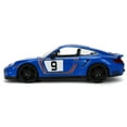 thumbnail image 3 of Porsche 911 Turbo (997) #9 Blue Metallic with Stripes "Hyper-Spec" Series 1/24 Diecast Model Car by Jada, 3 of 7