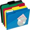 Pendaflex, PFX00515, Hot Pocket Poly File Folders, 25 / Box, Assorted