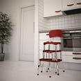 thumbnail image 1 of Cosco Retro Sliding Counter Chair/Step Stool, Red, 1 of 2