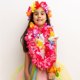 thumbnail image 4 of Collar hawaiano de flores Lei: material de seda suave, diseño ajustable y multiusos; decoración para fiestas, luaus, eventos en la playa y bodas, 4 of 5