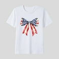 thumbnail image 2 of GERsome Unisex Kids 4th of July Short Sleeve Patriotic Tops Boys Girls Summer Loose Fit Soft Cotton Crew Neck T-Shirts American Flag Graphic Tee, Sizes 12-13 Years, 2 of 4