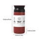 thumbnail image 3 of pstuiky Taza de acero inoxidable para enjuague bucal taza de acero inoxidable para leche taza de café ollas para dientes de acero inoxidable portátiles para la familia vasos para cepillos de dientes, 3 of 6