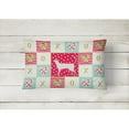 thumbnail image 2 of Carolines Treasures CK5704PW1216 Siamese modern 1 Cat Love Canvas Fabric Decorative Pillow, Red, 12H x16W, multicolor, 2 of 3