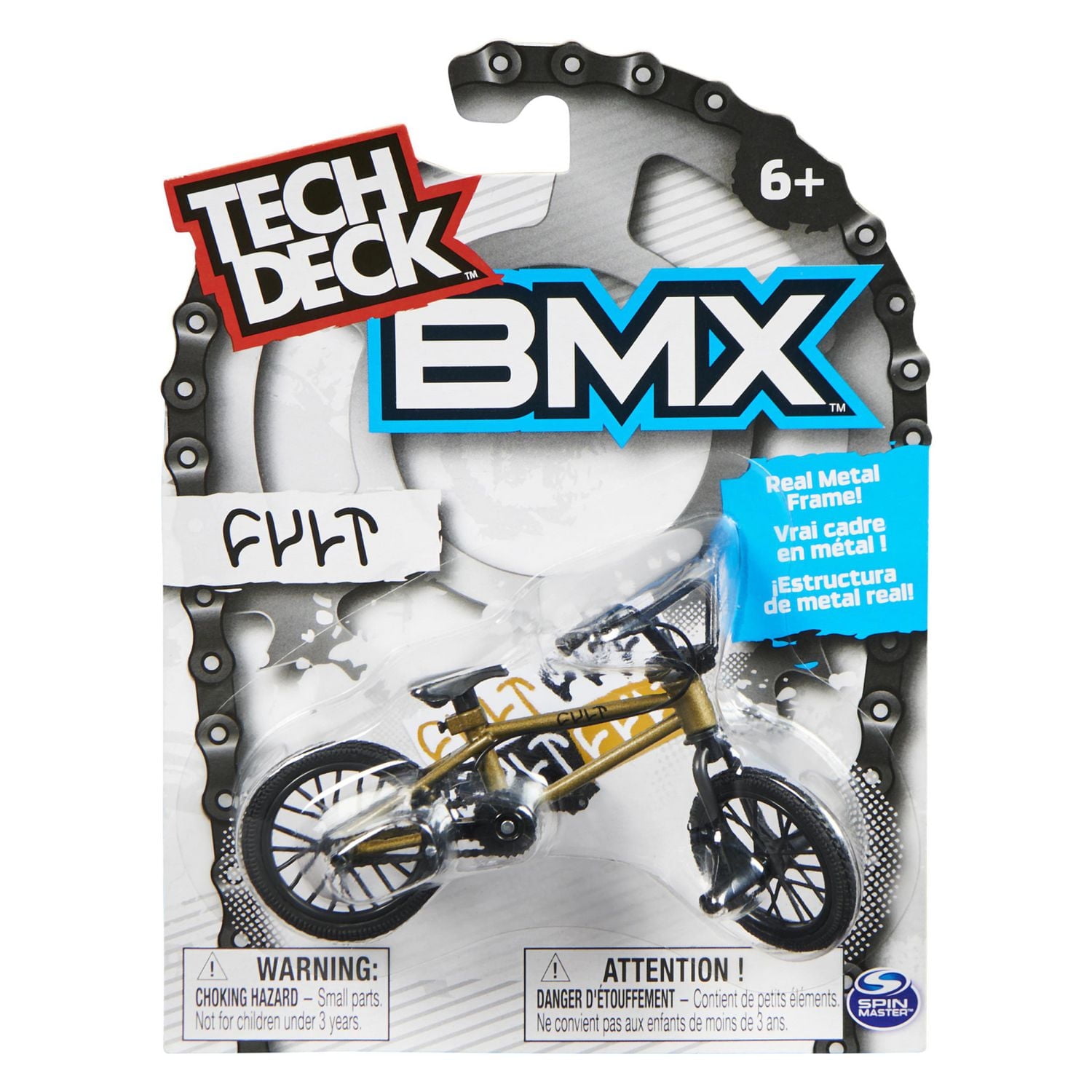 Tech Deck, Finger BMX, Cult, Mini BMX personnalisable à collectionner