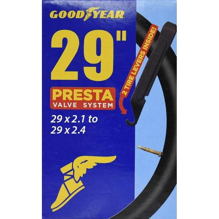4 pack Goodyear 29 x 2.1 2.4 Tube Presta Valve Black Walmart