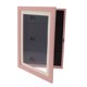 thumbnail image 4 of Kids Art Frame Density Board PS Magnetic Front Opening Changeable Artwork Display Frame Holds 50PCS Pictures for Crafts Drawing Schoolwork Pink, 4 of 5