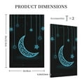 thumbnail image 3 of DouZhe 1-Gang Blank Wallplate, Cute Moon Star Night Decorative Wall Plates, 3 of 7