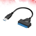 thumbnail image 4 of FELTECHELECTR Cable de datos para disco duro USB 3.0 a SATA, cable de conexión, puerto serie, Easy Drive Line (negro), 4 of 6