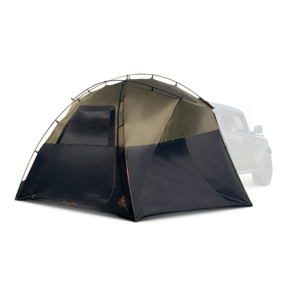 Kelty | Highroads Shelter Annex, Heavy-Duty Overlanding Camping Shelter - Burnt Olive/Peat