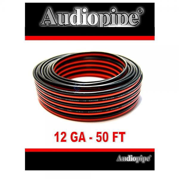 2 Rolls 10 Gauge 100 Feet Zip Red Black Speaker Power Ground Wire Cable 